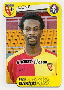 Sticker Dagui Bakari - FOOT 2004-2005 n. 140 - Panini