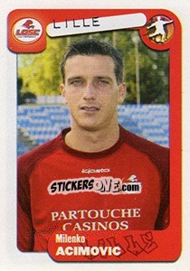 Sticker Milenko Acimovic - FOOT 2004-2005 - Panini