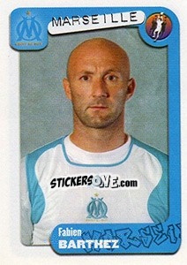 Sticker Fabien Barthez - FOOT 2004-2005 n. 185 - Panini