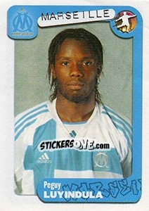 Sticker Peguy Luyindula - FOOT 2004-2005 n. 200 - Panini