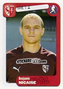 Cromo Benjamin Nicaise - FOOT 2004-2005 n. 212 - Panini