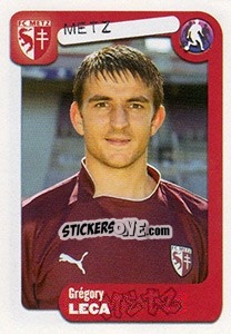 Figurina Grégory Leca - FOOT 2004-2005 n. 214 - Panini