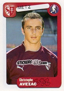 Cromo Christophe Avezac - FOOT 2004-2005 n. 216 - Panini