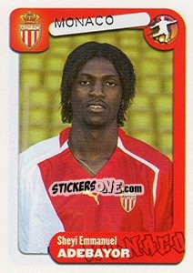 Cromo Sheyi Emmanuel Adebayor - FOOT 2004-2005 - Panini