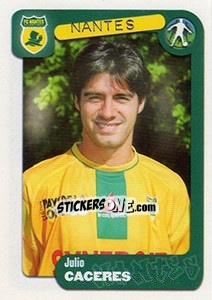 Sticker Julio Caceres - FOOT 2004-2005 n. 249 - Panini