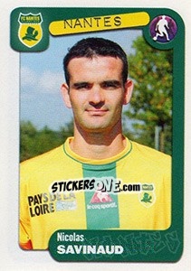 Figurina Nicolas Savinaud - FOOT 2004-2005 - Panini