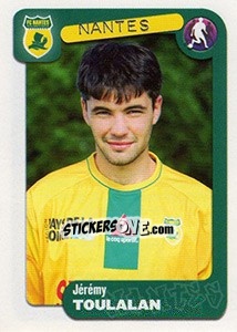 Sticker Jérémy Toulalan - FOOT 2004-2005 - Panini