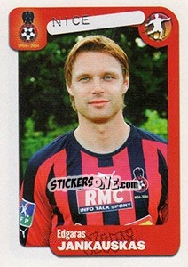 Figurina Edgaras Jankauskas - FOOT 2004-2005 - Panini