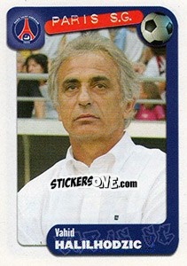 Sticker Vahid Halilhodzic (entraineur) - FOOT 2004-2005 - Panini