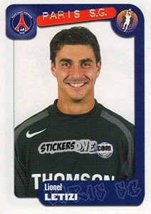 Figurina Lionel Letizi - FOOT 2004-2005 n. 285 - Panini