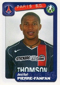 Figurina José Karl Pierre-Fanfan - FOOT 2004-2005 n. 288 - Panini