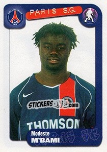 Sticker Modeste M'Bami - FOOT 2004-2005 n. 292 - Panini
