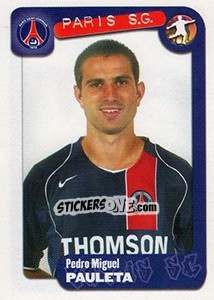 Sticker Pedro Miguel Pauleta - FOOT 2004-2005 n. 297 - Panini