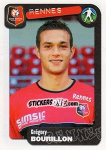 Sticker Grégory Bourillon - FOOT 2004-2005 n. 310 - Panini