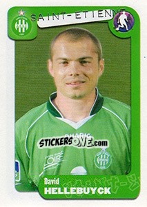 Sticker David Hellebuyck - FOOT 2004-2005 n. 332 - Panini