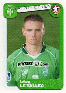 Sticker Anthony Le Tallec - FOOT 2004-2005 n. 336 - Panini