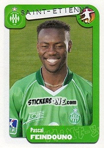 Sticker Pascal Feindouno - FOOT 2004-2005 n. 339 - Panini