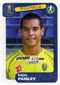 Cromo Grégory Paisley - FOOT 2004-2005 - Panini