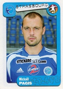 Sticker Mickaël Pagis - FOOT 2004-2005 n. 380 - Panini