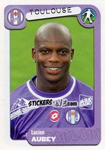 Sticker Lucien Aubey - FOOT 2004-2005 n. 388 - Panini