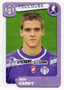 Sticker Julien Cardy - FOOT 2004-2005 n. 390 - Panini