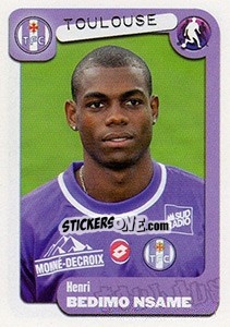 Figurina Henri Bedimo Nsame - FOOT 2004-2005 n. 396 - Panini