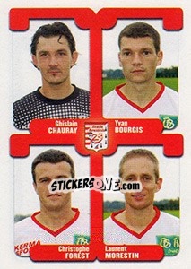 Sticker Chauray / Bourgis / Forest / Morestin - FOOT 2004-2005 n. 410 - Panini