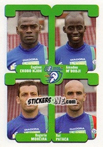 Sticker Ekobo Njoh / M'Bodji / Moreira / Pataca - FOOT 2004-2005 - Panini