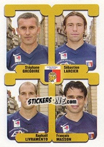 Figurina Gregoire / Larcier / Livramento / Masson - FOOT 2004-2005 n. 427 - Panini