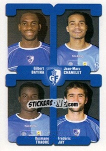 Sticker Bayiha / Chanelet / Traore / Jay - FOOT 2004-2005 n. 430 - Panini