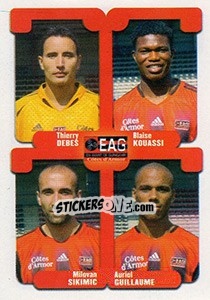 Sticker Debes / Kouassi / Sikimic / Guillaume - FOOT 2004-2005 n. 438 - Panini