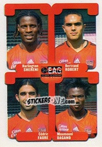 Sticker Shereni / Robert / Faure / Dagano - FOOT 2004-2005 n. 440 - Panini