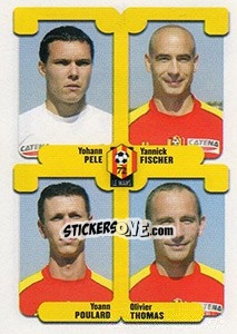 Sticker Pele / Fischer / Poulard / Thomas