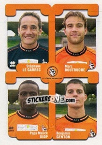 Sticker Le Garrec / Boutruche / Diop / Genton - FOOT 2004-2005 - Panini