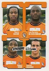 Sticker Racon / Da Silva Robson / Bakari Kone / Gragnic - FOOT 2004-2005 - Panini