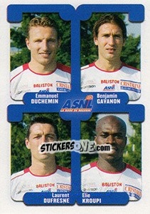 Sticker Duchemin / Gavanon / Dufresne / Kroupi - FOOT 2004-2005 n. 464 - Panini