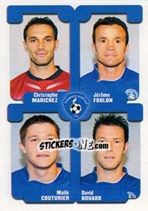 Sticker Marichez / Foulon / Couturier / Bouard - FOOT 2004-2005 - Panini