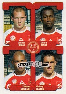 Cromo Ribas / Diane / Dossevi / Blayac - FOOT 2004-2005 - Panini