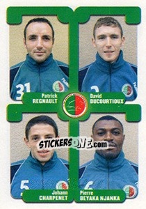 Sticker Regnault / Ducourtioux / Charpenet / Beyaka Njanka