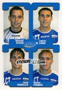 Figurina Peiser / Liron / Vairelles / Perquis - FOOT 2004-2005 n. 478 - Panini