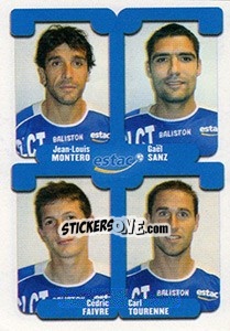 Sticker Montero / Sanz / Faivre / Tourenne - FOOT 2004-2005 - Panini