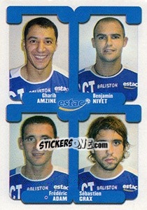 Figurina Amzine / Nivet / Adam / Grax - FOOT 2004-2005 n. 480 - Panini