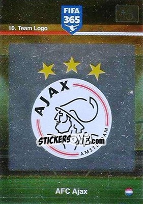 Sticker Team Logo - FIFA 365: 2015-2016. Adrenalyn XL n. 10 - Panini