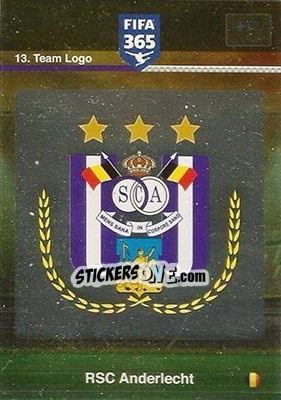 Sticker Team Logo - FIFA 365: 2015-2016. Adrenalyn XL n. 13 - Panini