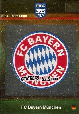 Sticker Team Logo - FIFA 365: 2015-2016. Adrenalyn XL n. 31 - Panini