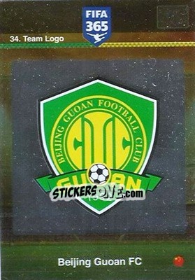 Sticker Team Logo - FIFA 365: 2015-2016. Adrenalyn XL n. 34 - Panini