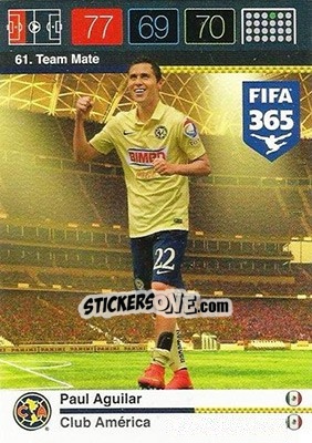 Sticker Paul Aguilar - FIFA 365: 2015-2016. Adrenalyn XL - Panini