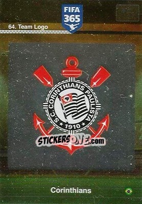 Sticker Team Logo - FIFA 365: 2015-2016. Adrenalyn XL n. 64 - Panini