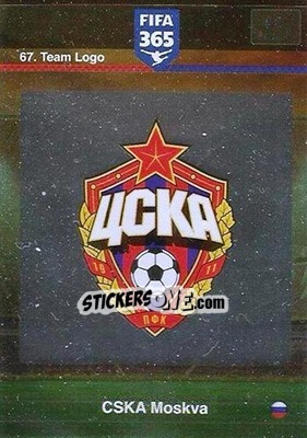 Sticker Team Logo - FIFA 365: 2015-2016. Adrenalyn XL n. 67 - Panini
