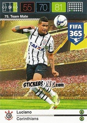 Sticker Luciano - FIFA 365: 2015-2016. Adrenalyn XL n. 75 - Panini